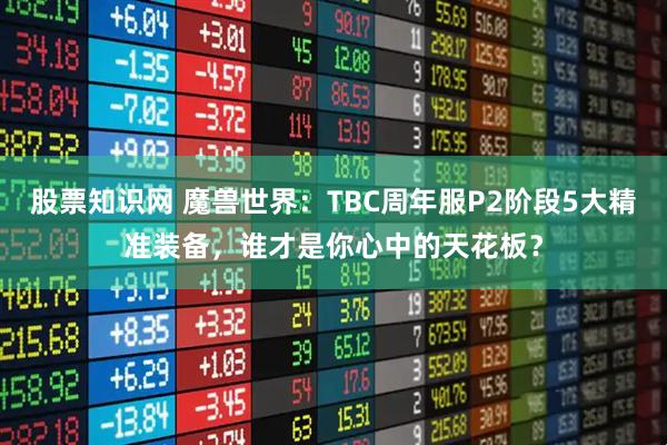 股票知识网 魔兽世界：TBC周年服P2阶段5大精准装备，谁才是你心中的天花板？